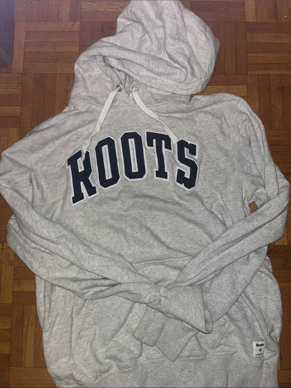 Roots grey hoodie Men’s size S